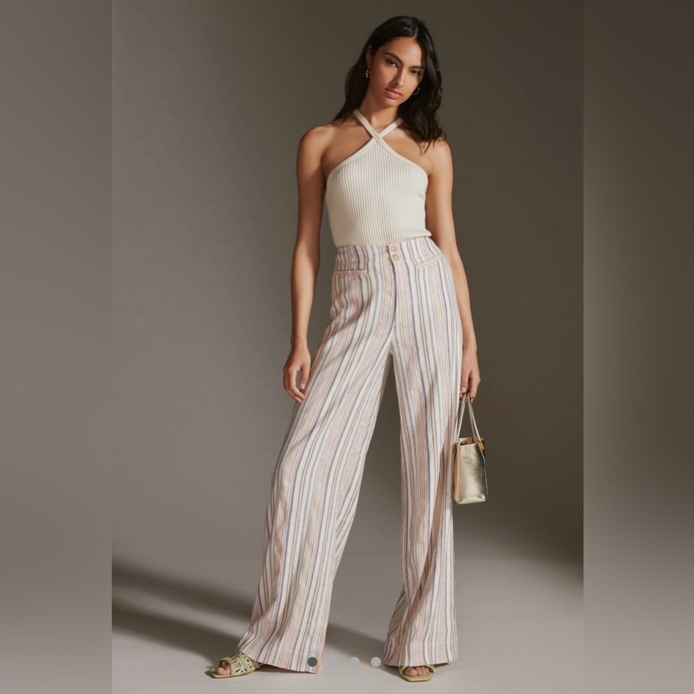 Anthropologie Maeve wide leg pants size 6 NWT